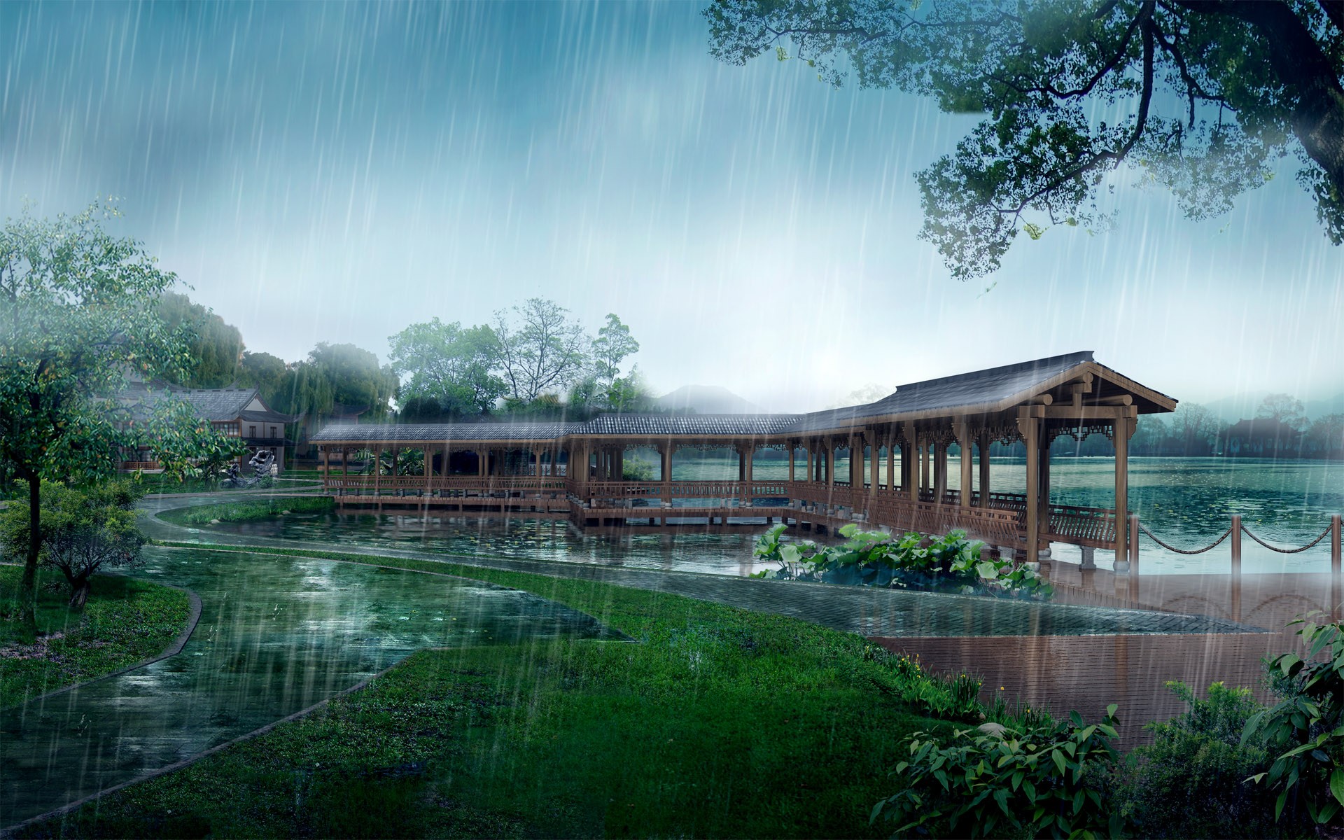 japan_digital_rain_fall-wide image